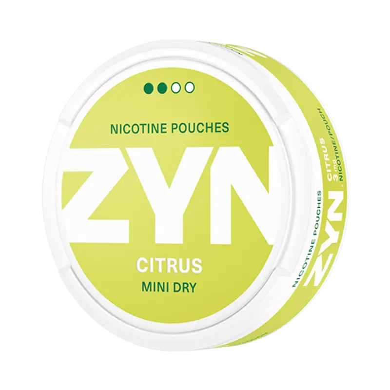 ZYN Citrus Mini Dry Normal Light – Subtle Citrus, Light Nicotine