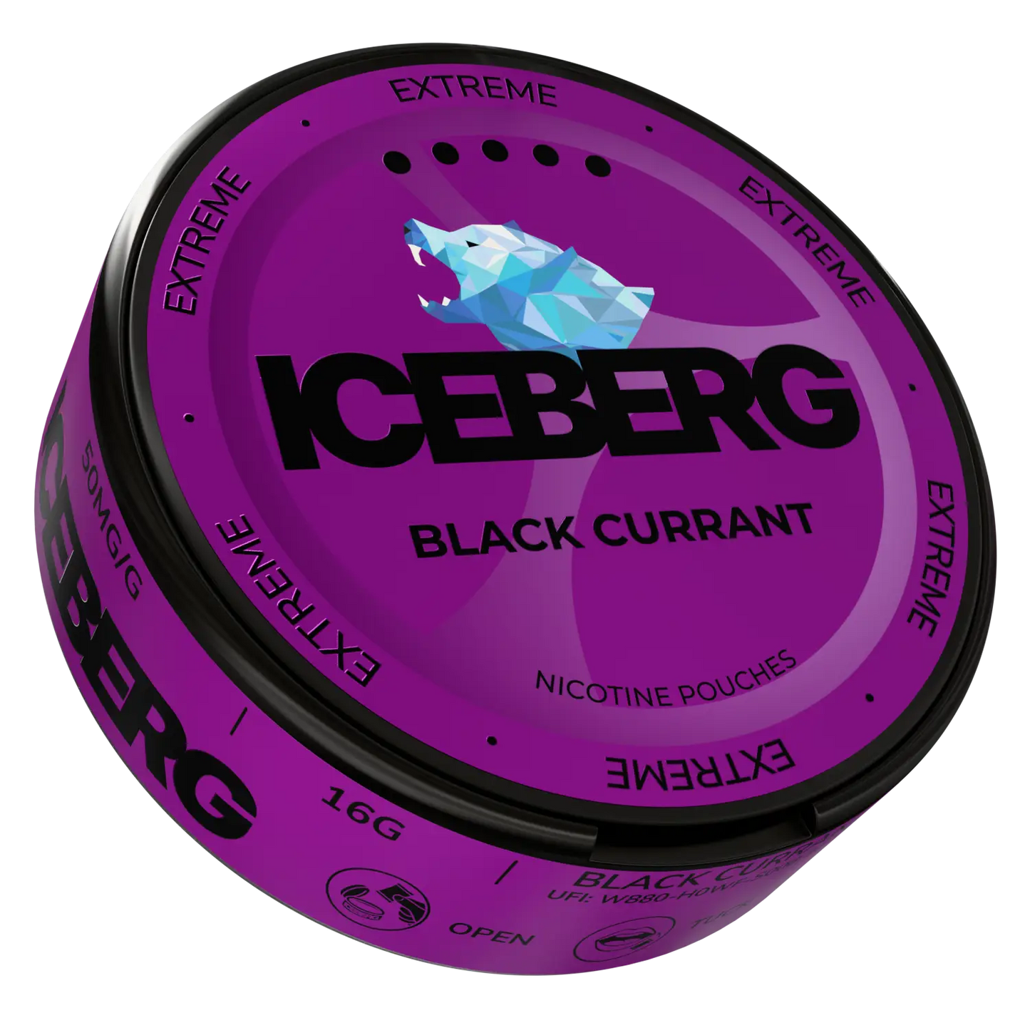 Buy Iceberg Black Currant - Fast Shipping | Killa Snus by Europesnus.com