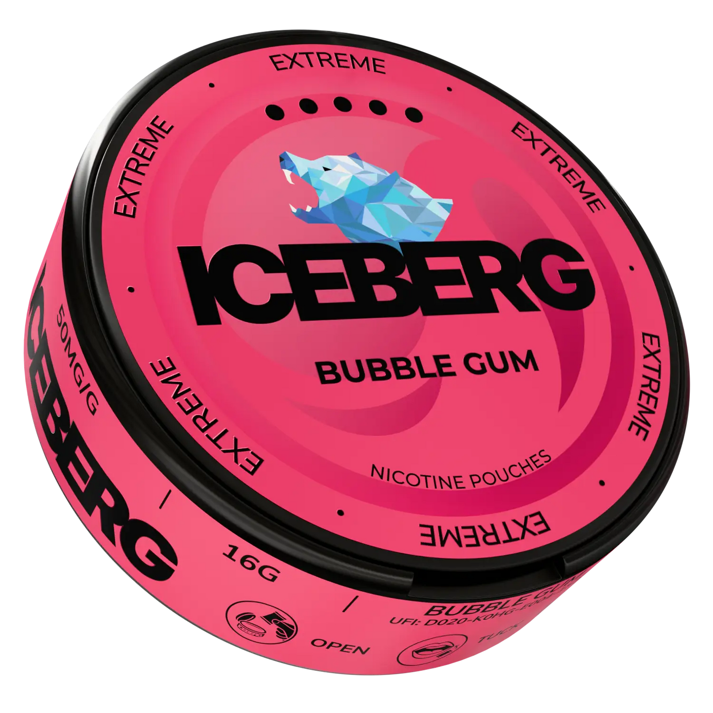 Buy Iceberg Bubblegum - Fast Shipping | Killa Snus by NikoPouches.dk