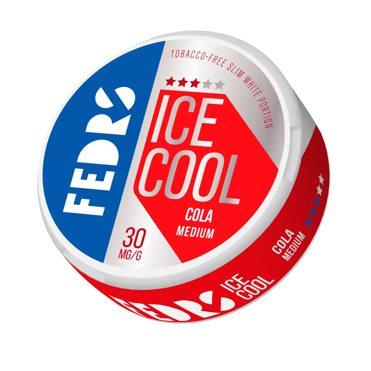 Medium Cola bottle from Fedrs Ice Cool brand, featuring a sleek label and clear plastic packaging.