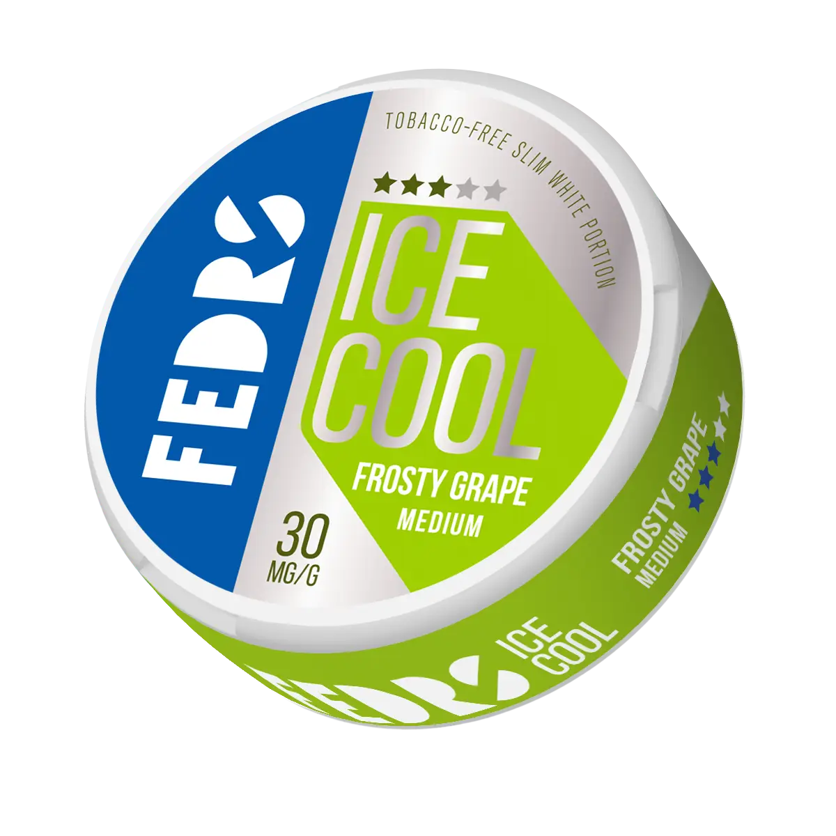 Frosty Grape ice cube from Fedrs in medium size, featuring a cool, frosty appearance with a realistic grape shape.