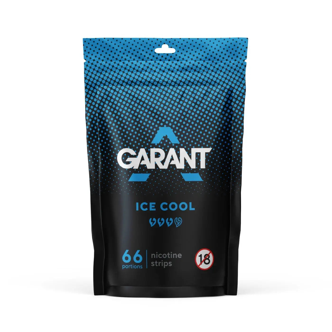 Garant Ice Cool Strips by Europesnus.com, showing a close-up of the cooling strips with packaging and product details.