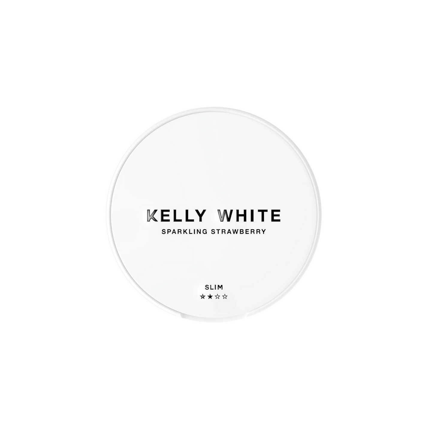 Kelly White Sparkling Strawberry drink by Europesnus.com in a clear glass with fresh strawberries and ice, showcasing its sparkling pink appearance.