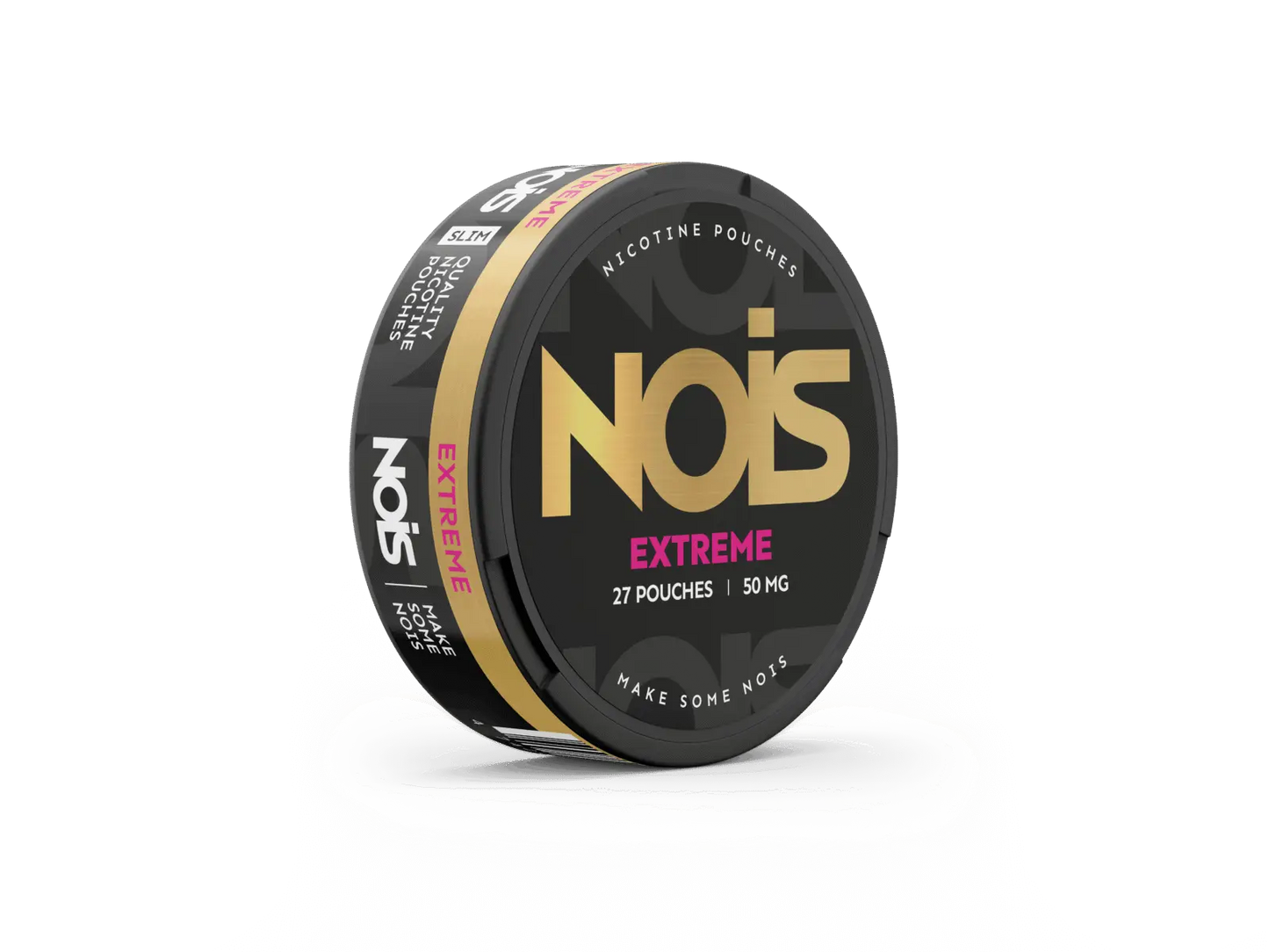 Nois Extreme bicycle helmet with adjustable straps and vented design, featuring sleek black finish for safety and comfort.