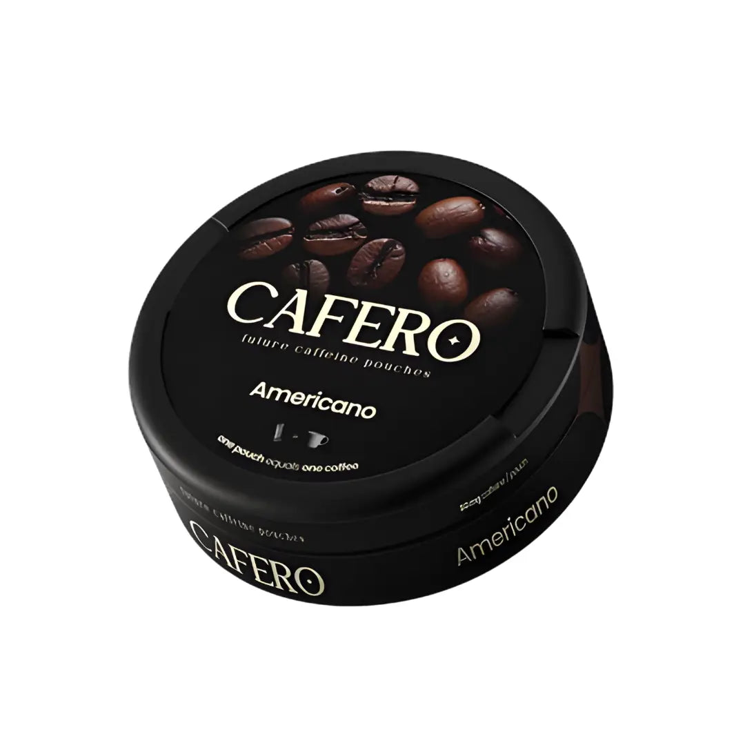 Kopiaf Cafero Americano Koffein coffee cup with Europesnus.com branding, featuring a steaming hot coffee in a ceramic mug.