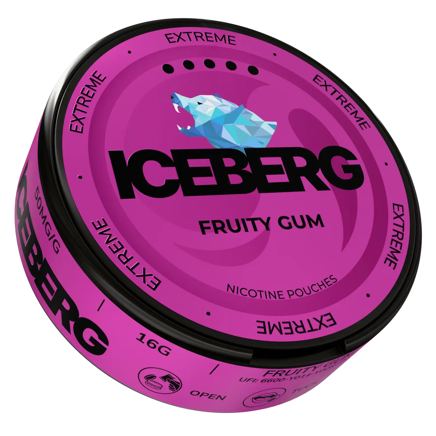 Buy Iceberg Black - Fast Shipping | Killa Snus by NikoPouches.dk