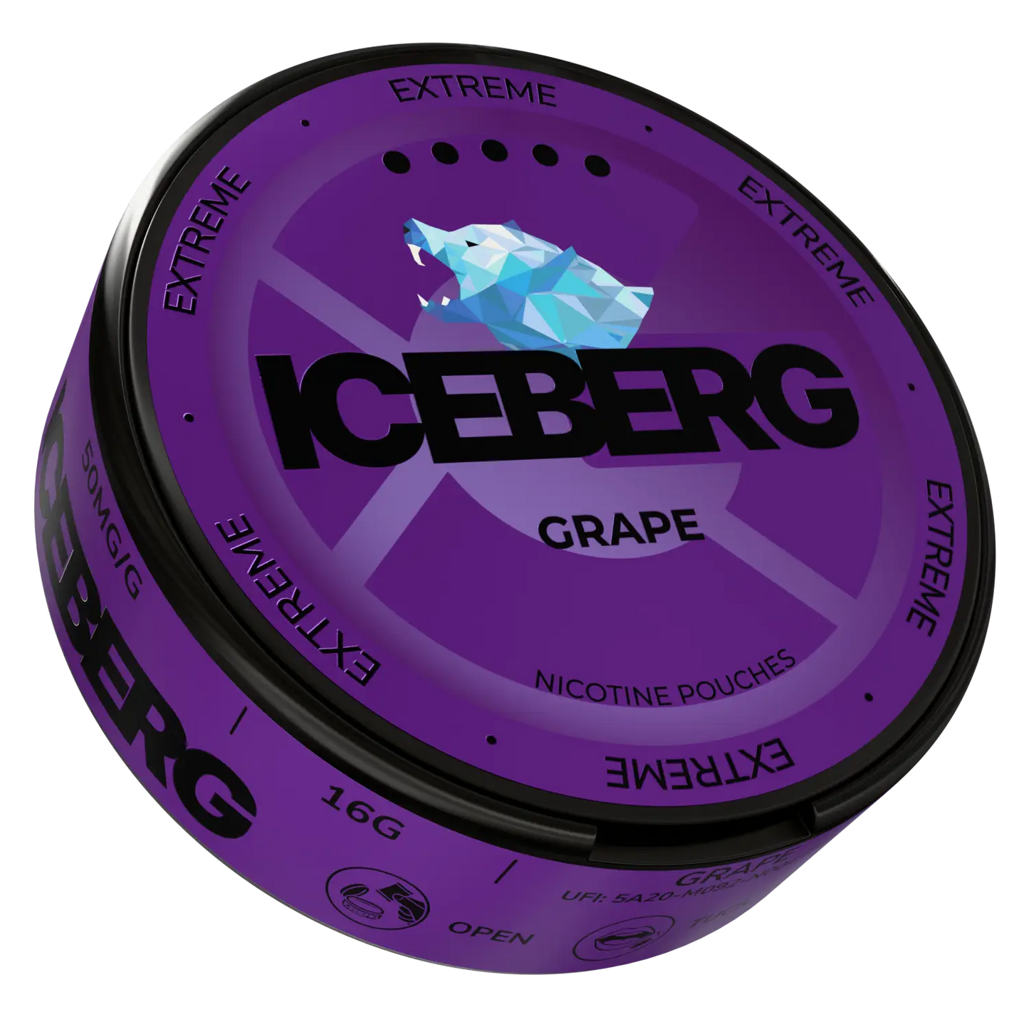 Buy Iceberg Grape - Fast Shipping | Killa Snus by NikoPouches.dk