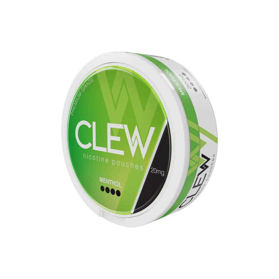 Front view of the green container with a label design and screw top on a white background