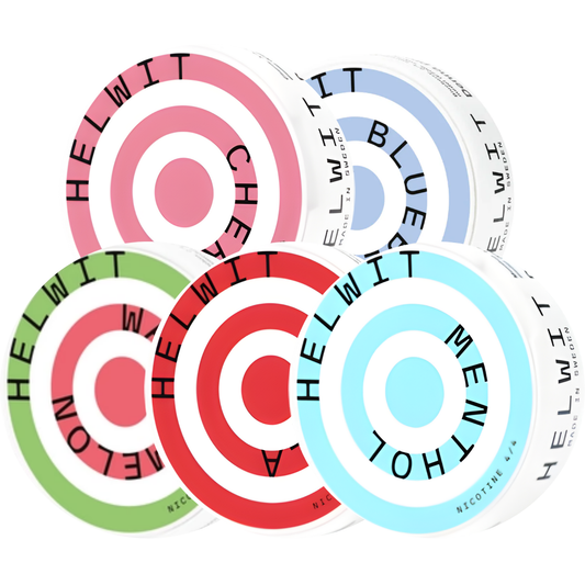 Colorful circular target stickers in red, pink, green, and blue showcasing branding on a transparent background.