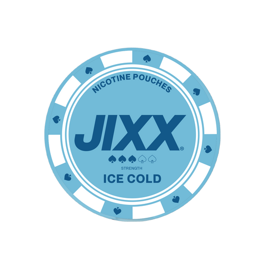 Circular logo design featuring blue and white graphic elements on a transparent background