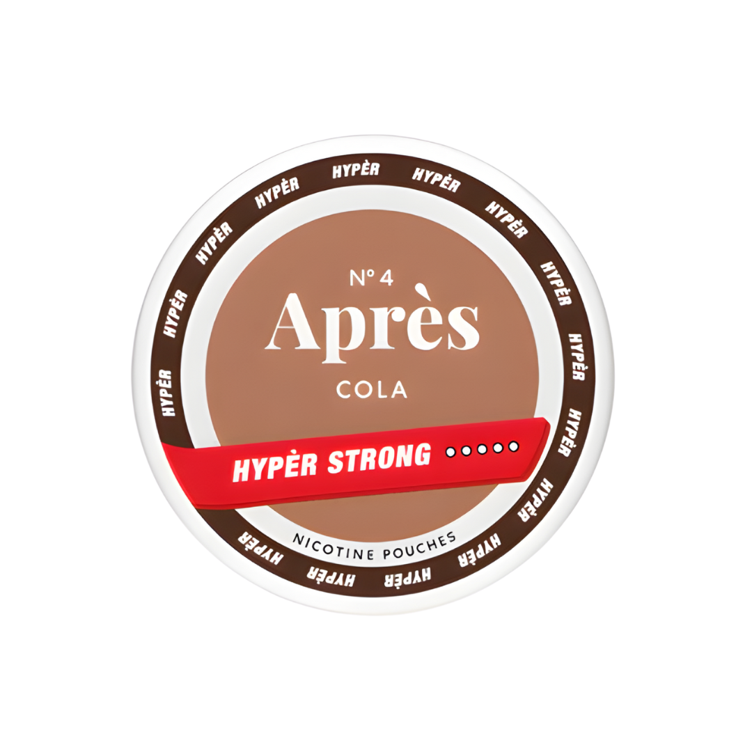 Detail close-up of the circular label featuring a red banner and text logo, showcasing brown, red, and white colors on a t…