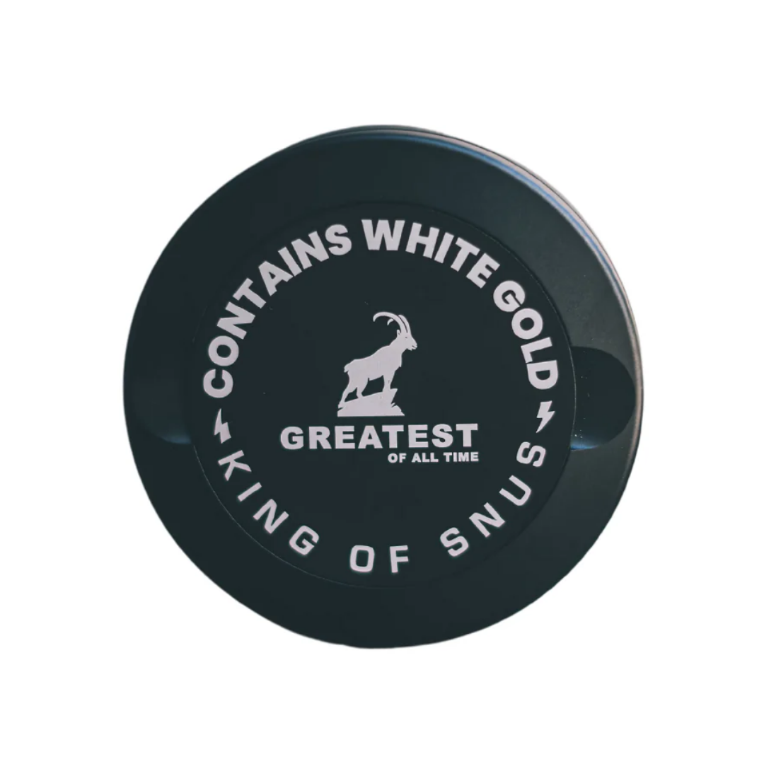 Detail close-up of the black container lid featuring a logo design and round shape on a transparent background
