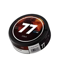 Medium 77 Cola bottle from Europesnus.com, with clear label and red cap, shown against a white background.