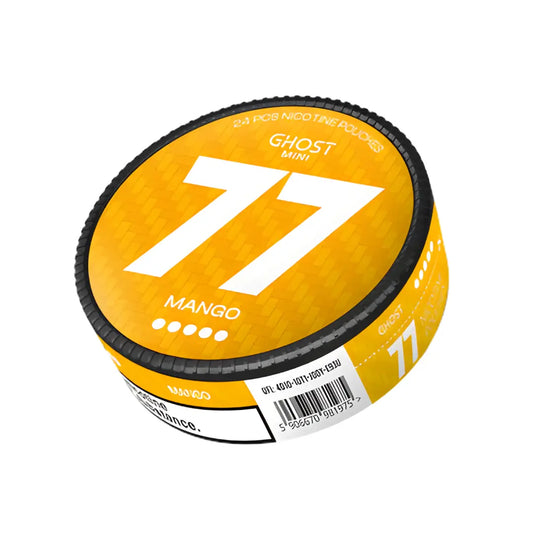Mini Mango 77 Ghost by Europesnus.com, close-up of the vibrant yellow-orange fruit with smooth skin and fresh appearance.