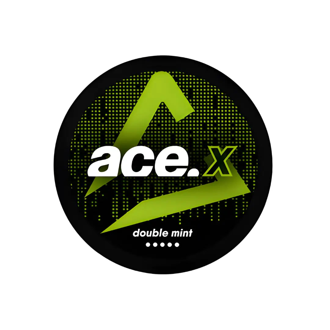 Double Mint chewing gum from Ace X by Europesnus.com, featuring fresh mint flavor and crisp packaging.