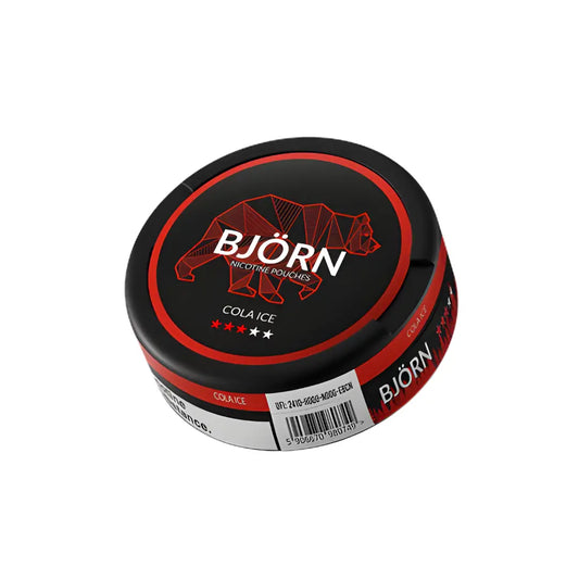 BJÖRN Cola Ice Medium Nicotine Pouches 9.1mg Slim Can - KillaSnus