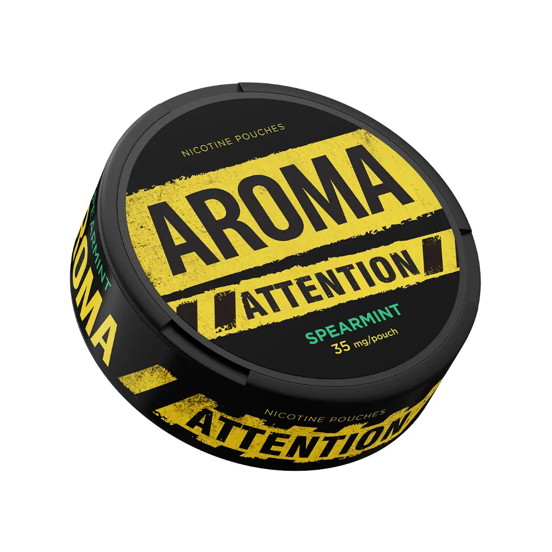 Spearmint aroma snus pouches by Killa Snus, featuring fresh spearmint flavor in discreet, portable packaging.