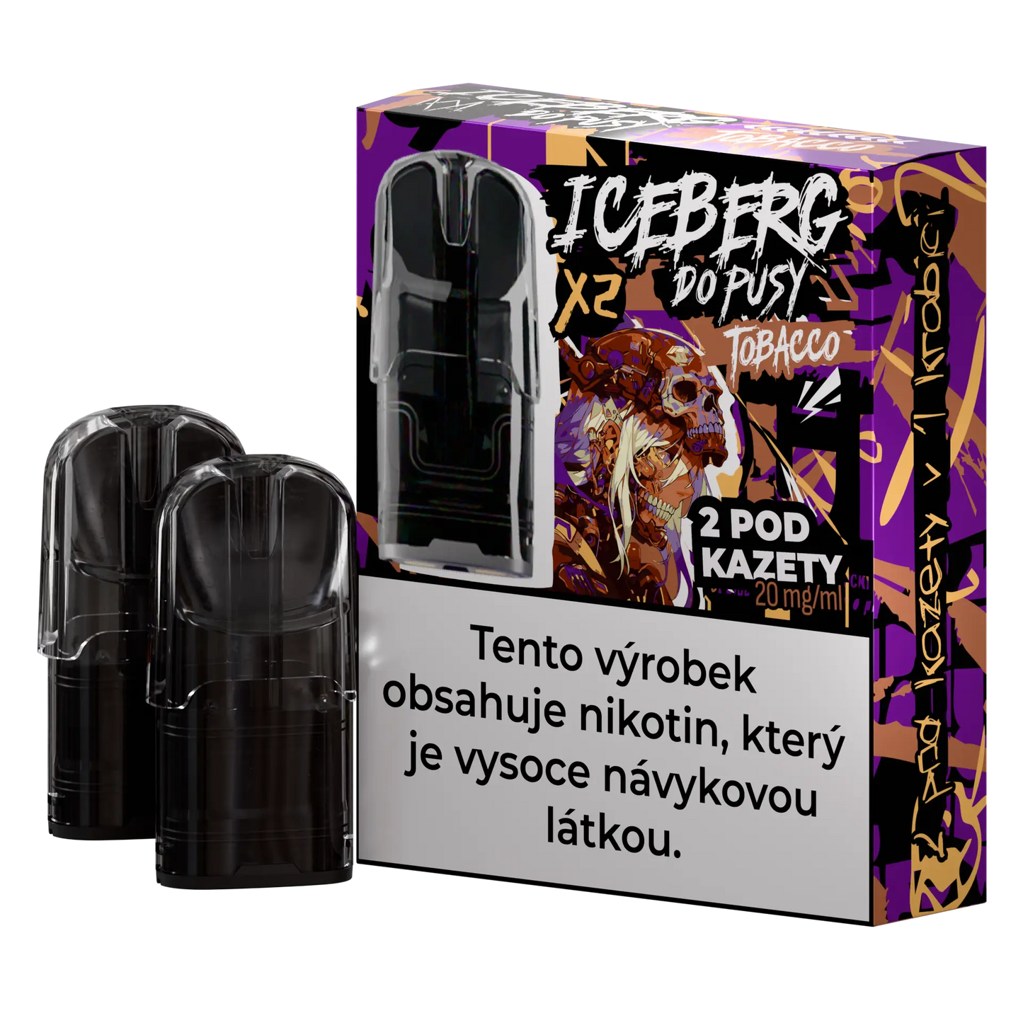 Iceberg Do Pusy Pods Tobacco by Killa Snus, showing fresh tobacco filling in sleek snus pod for easy use.