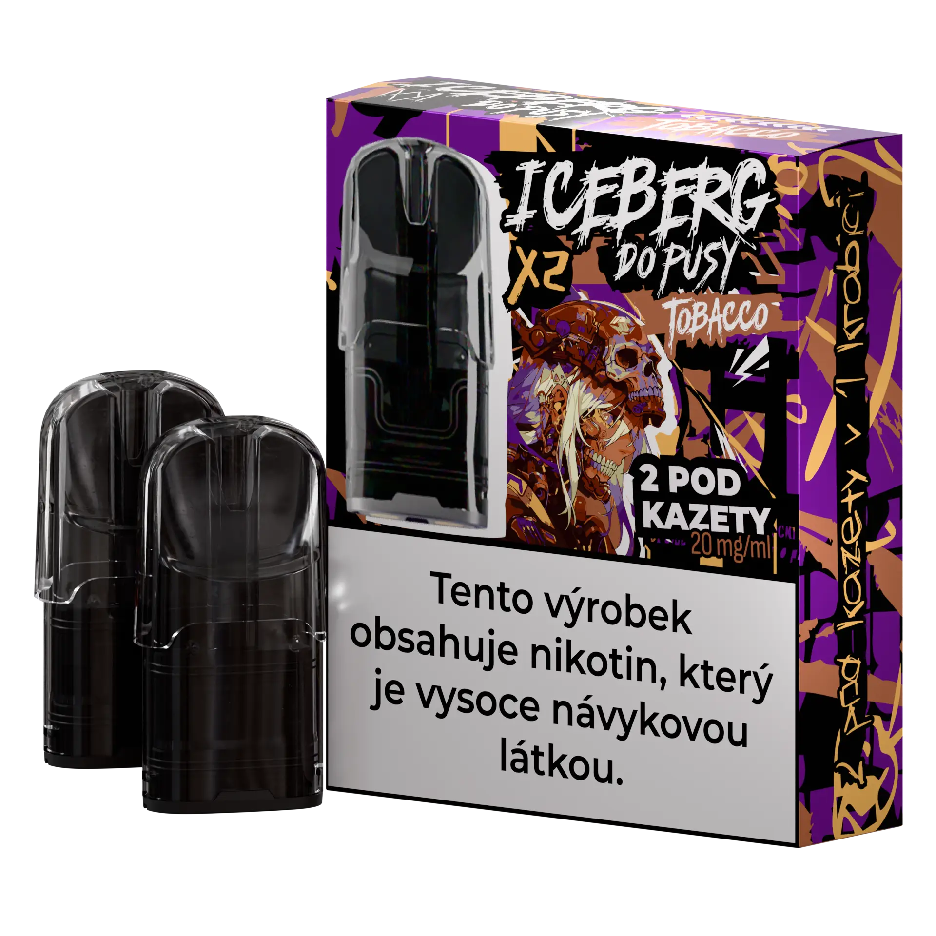 Iceberg Do Pusy Pods Tobacco by Killa Snus, showing fresh tobacco filling in sleek snus pod for easy use.
