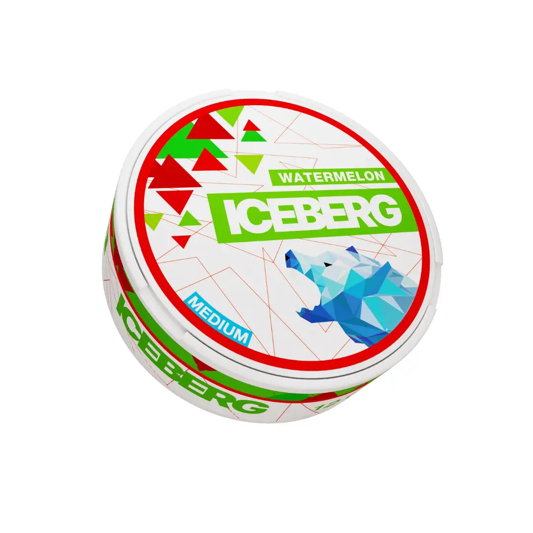 Fresh Iceberg Watermelon 20mg snus pouch from Killa Snus, displayed in packaging with watermelon imagery and branding.