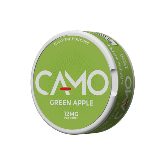 Camo Green Apple from Europesnus.com showing a camo-patterned green apple product on a neutral background.