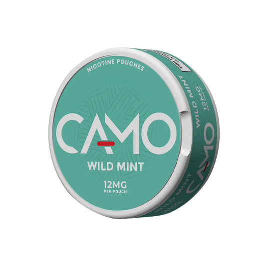Camo Wild Mint product image showing a camouflage pattern with green and brown shades, designed by Europesnus.com
