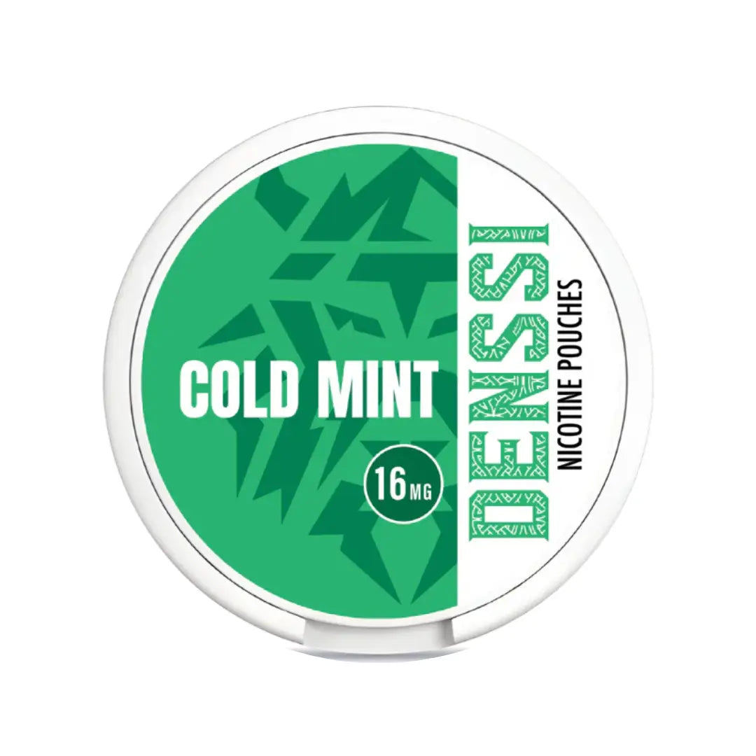 Denssi Cold Mint ice cream in a cup, featuring smooth mint-flavored frozen treat topped with chocolate chips and sprinkles.