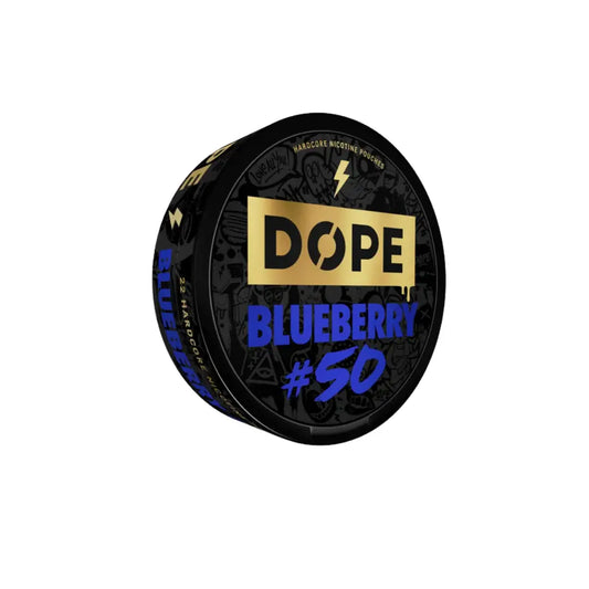 DOPE Blueberry Ultra Strong Nicotine Pouches Slim Can | KillaSnus