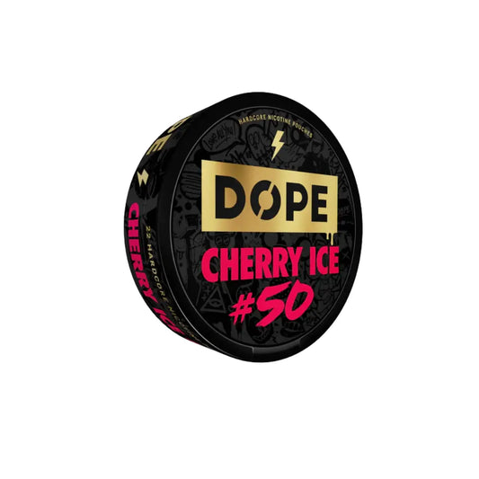 Cherry-flavored ice treat called Dope Cherry Ice from Europesnus.com, shown in a clear image with vibrant cherry colors.
