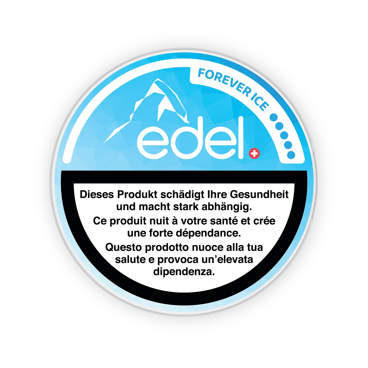 Edel ForeverIce top with sleek design and branding, showing a close-up of the product's stylish and modern appearance