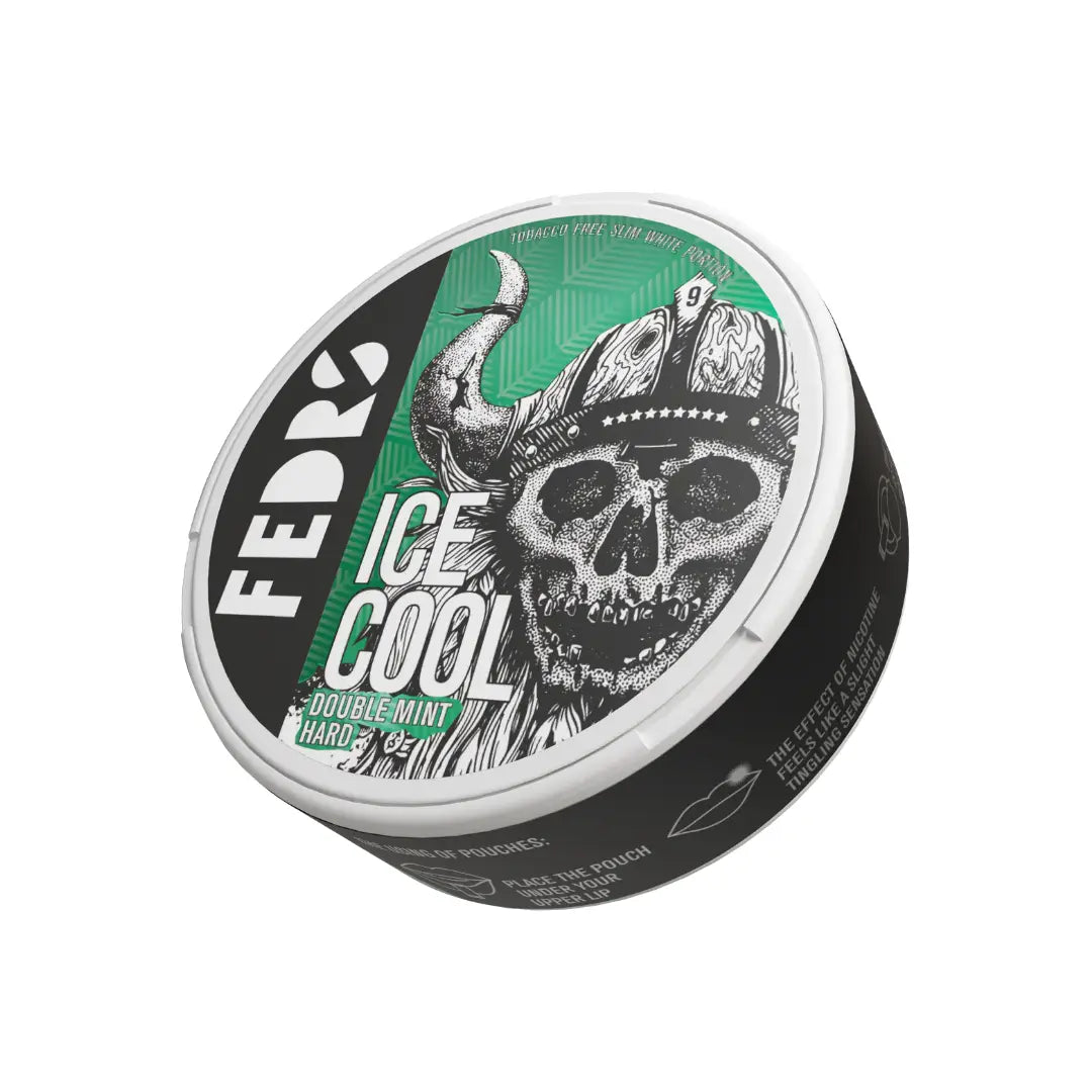 Fedrs Ice Cool Double Mint Hard candies in bright packaging, showcasing the refreshing mint flavor and vibrant design.