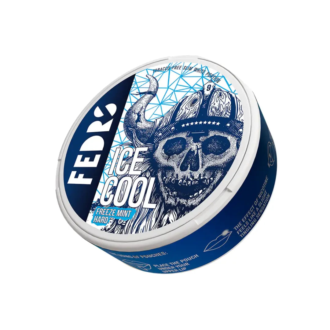 Fedrs Ice Cool Freeze Mint hard candy in bright packaging, showcasing the refreshing mint flavor and candy pieces.