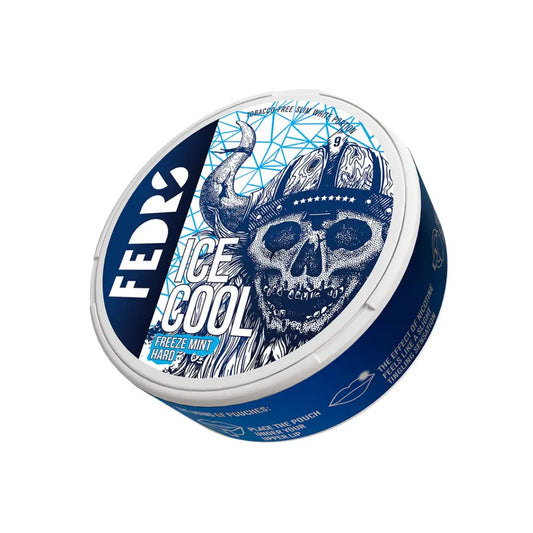 Fedrs Ice Cool Freeze Mint hard candy in bright packaging, showcasing the refreshing mint flavor and candy pieces.
