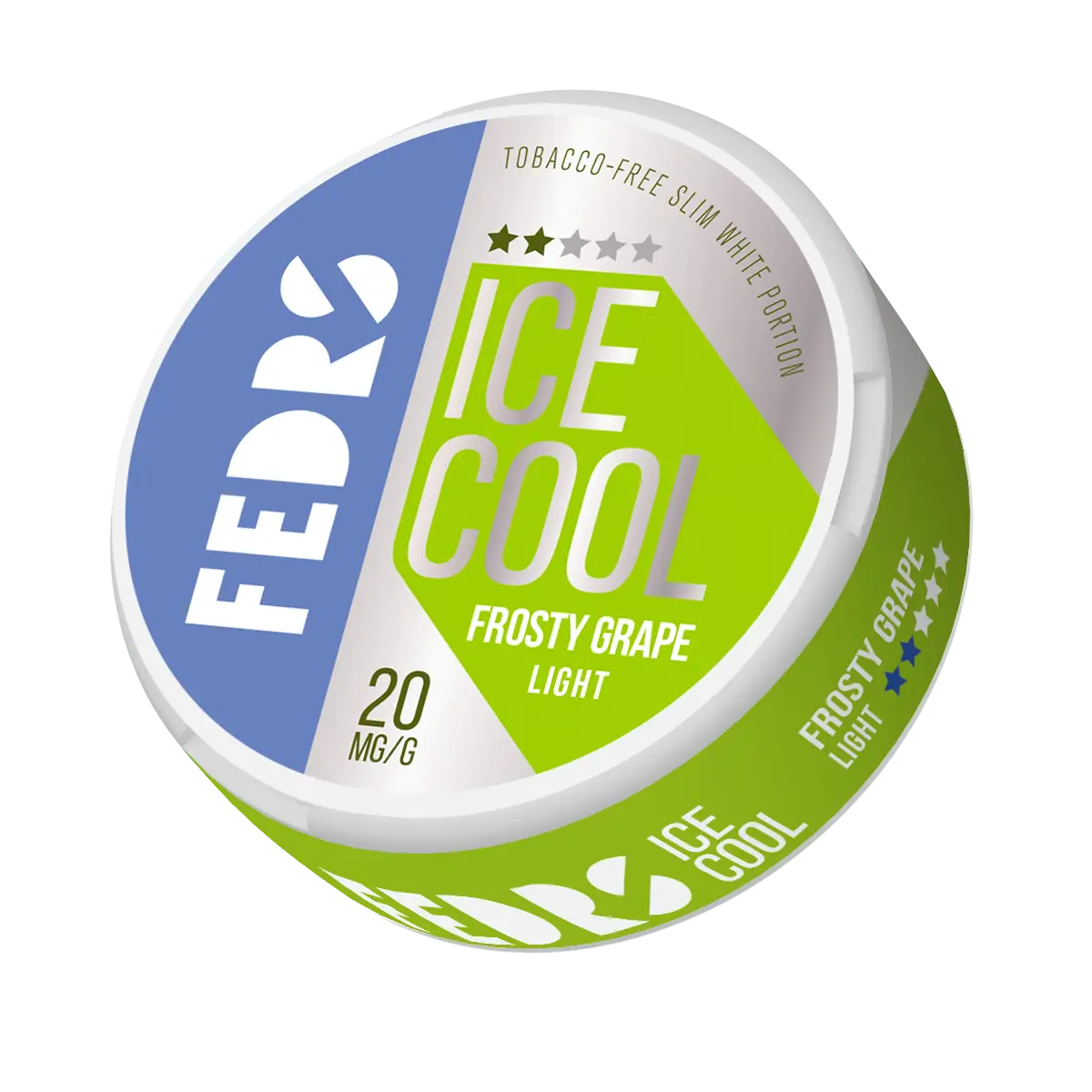 Frosty Grape light by Fedrs featuring cool, icy LED illumination with a frosty purple grape design for decorative use.