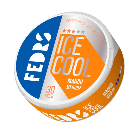 Fresh medium-sized mango from Fedrs, featuring vibrant orange skin and juicy, sweet flesh for tropical fruit lovers.