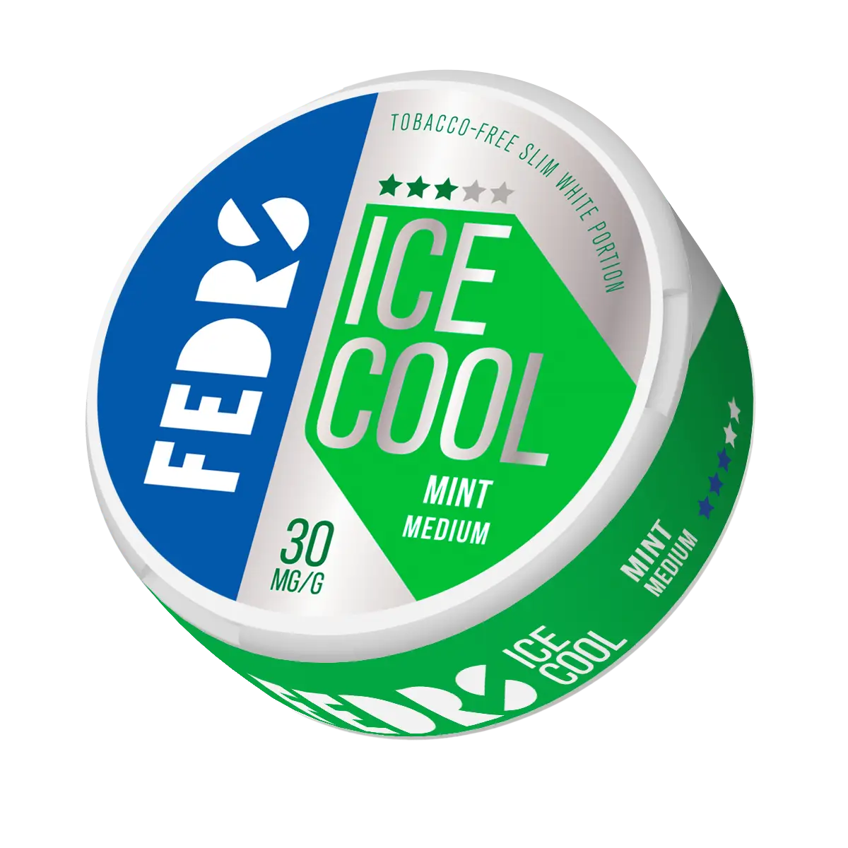 Europesnus.com Fedrs Ice Cool Medium Mint, fresh mint-flavored product with cool, soothing appearance and packaging.