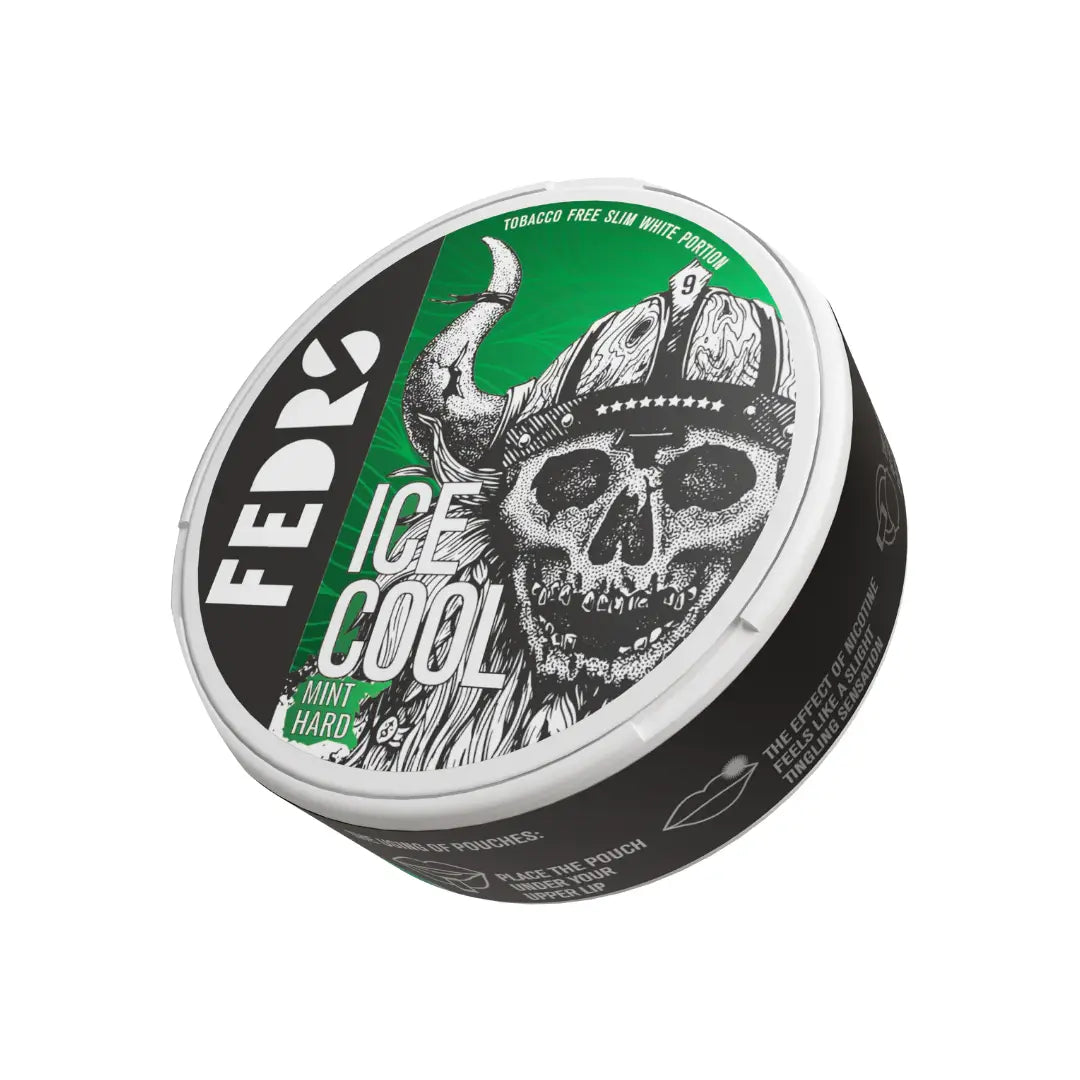 Fedrs Ice Cool Mint Hard candies in a clear package showcasing vibrant mint candies from Europesnus.com.