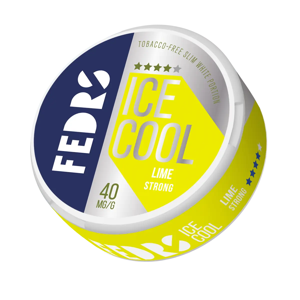 Fresh green Fedrs Ice Cool Strong Lime from Europesnus.com, featuring bright lime slices with vibrant texture and juicy appearance.
