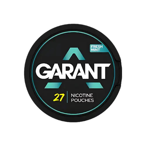 Fresh Garant Mint from Europesnus.com, featuring bright green mint leaves in a clear container on a white background.