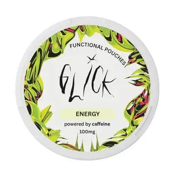 Glick Energy Functional Pouches by Europesnus.com, showing colorful, resealable pouches with energy supplement packaging.