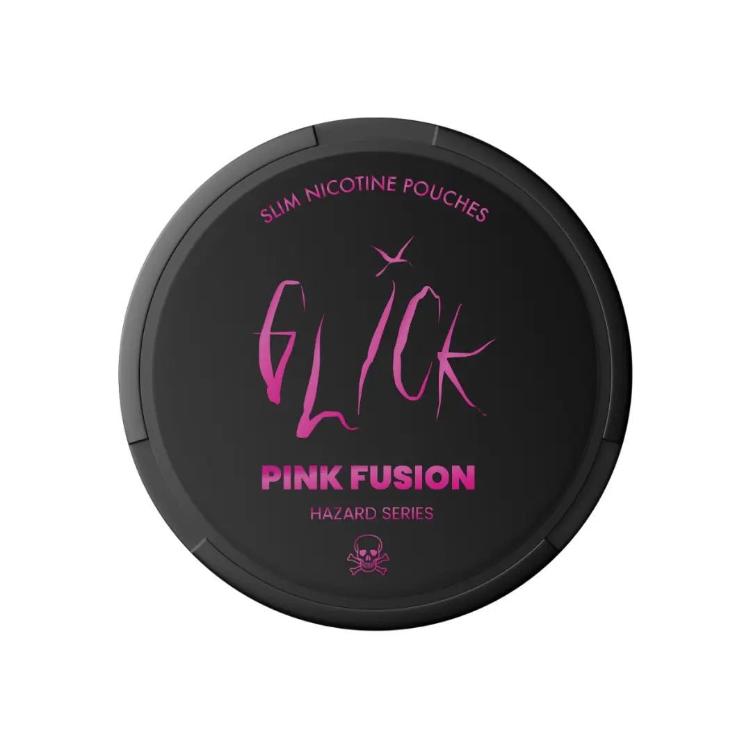 Pink Glick Fusion Hazard Series safety gloves by Europesnus.com, showing close-up of durable, protective pink gloves with hazard markings.