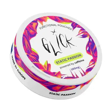 Glick Static Passion functional pouch with colorful abstract design, compact size, and durable fabric for everyday use.