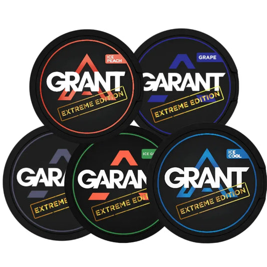 Europesnus Grant Mixpack with assorted tobacco blends in colorful packaging, ideal for rolling and smoking.