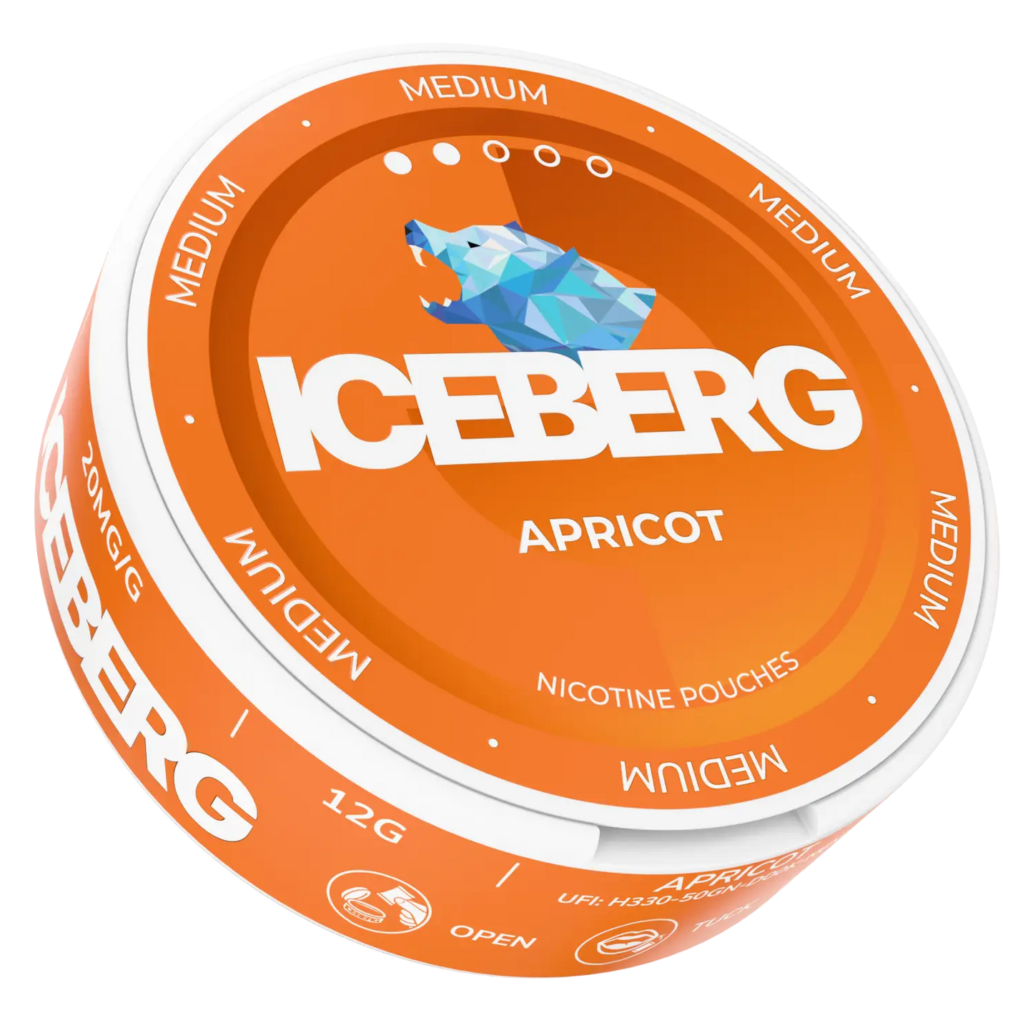 Iceberg Arasaka 20mg cannabis product in packaging, with branding and label visible, designed for medicinal or recreational use.