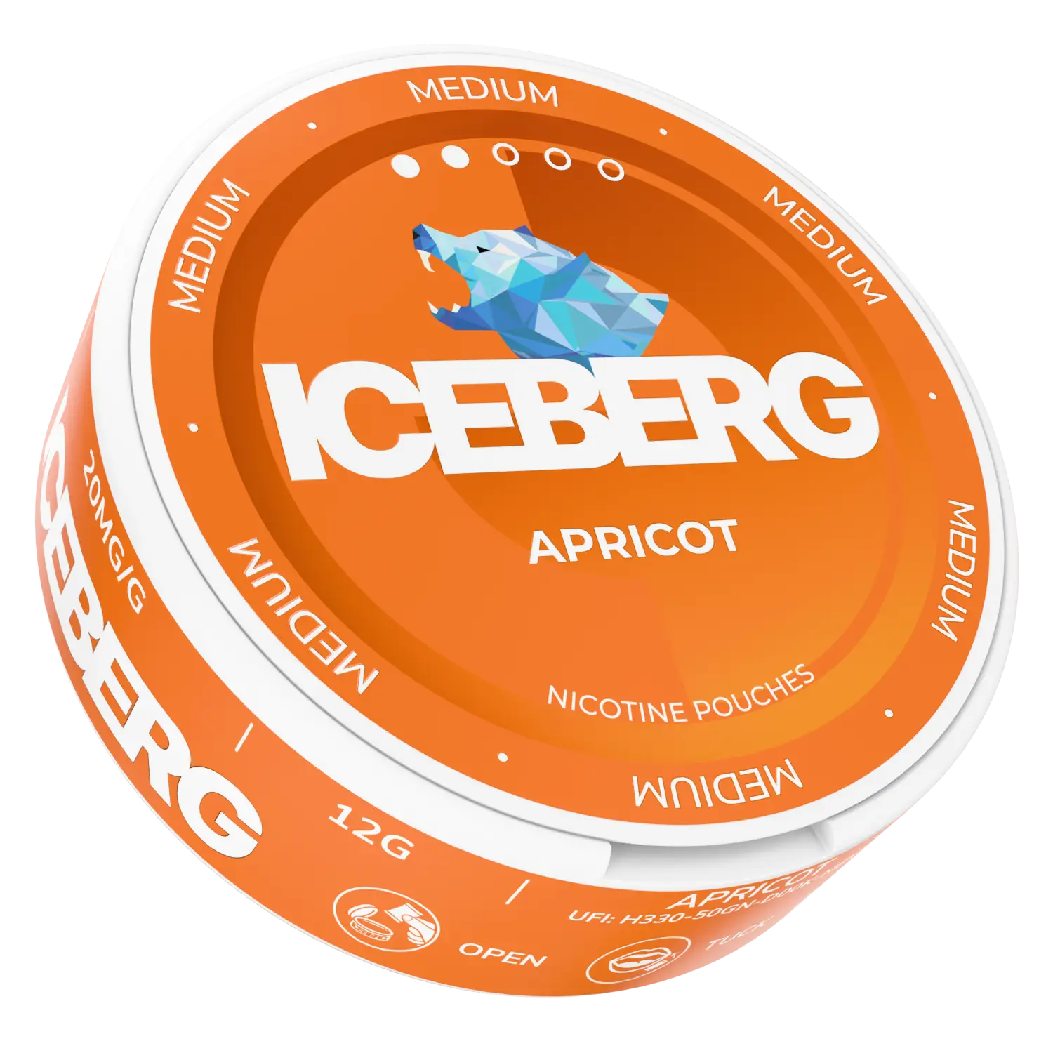 Iceberg Arasaka 20mg cannabis product in packaging, with branding and label visible, designed for medicinal or recreational use.