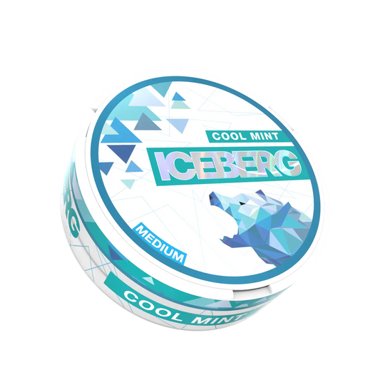Medium image of Iceberg Cool Mint 6mg nicotine pouch by Europesnus.com, showcasing the cool mint flavor and packaging.
