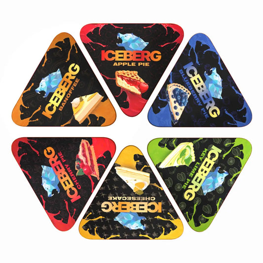 Assorted Iceberg Pie Collection Mixpack featuring various flavors of frozen pies from Europesnus.com, displayed in the image.
