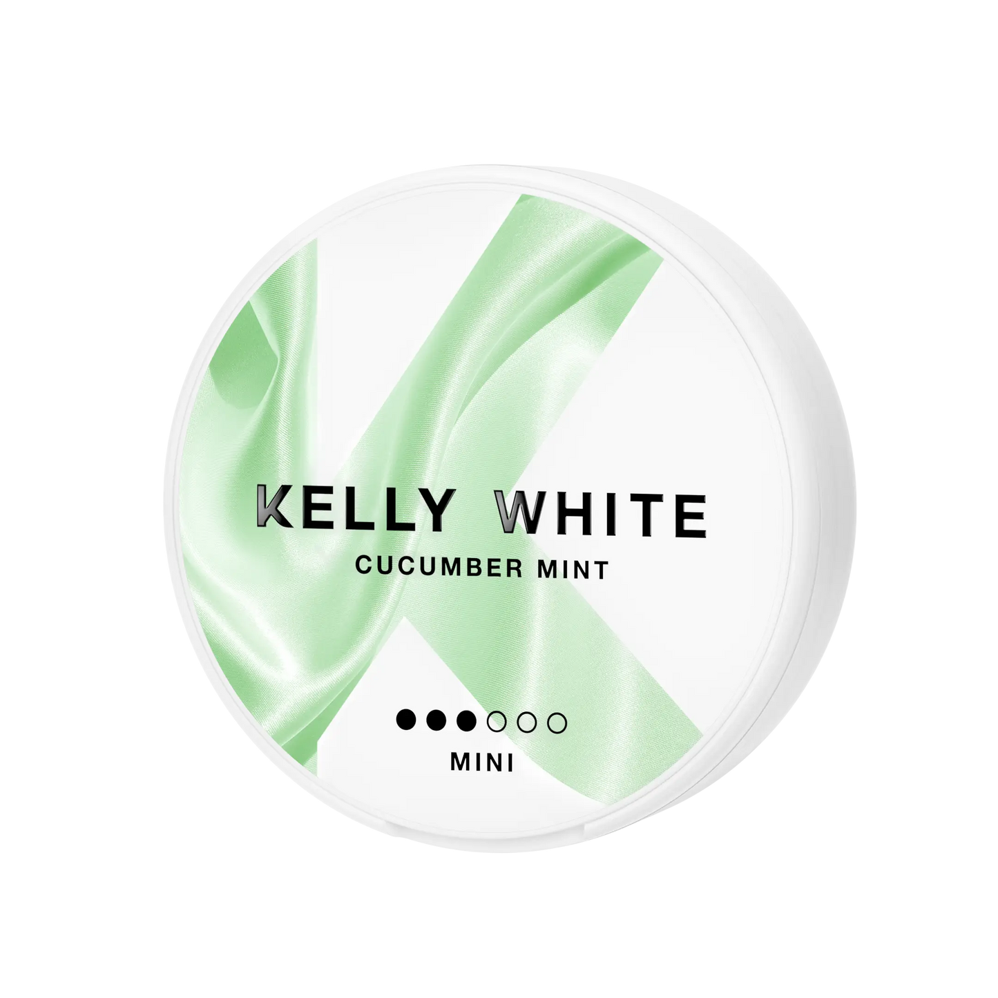 Mini soap bar with cucumber and mint scent from Kelly White, featuring a clean, minimalist design against a white background.