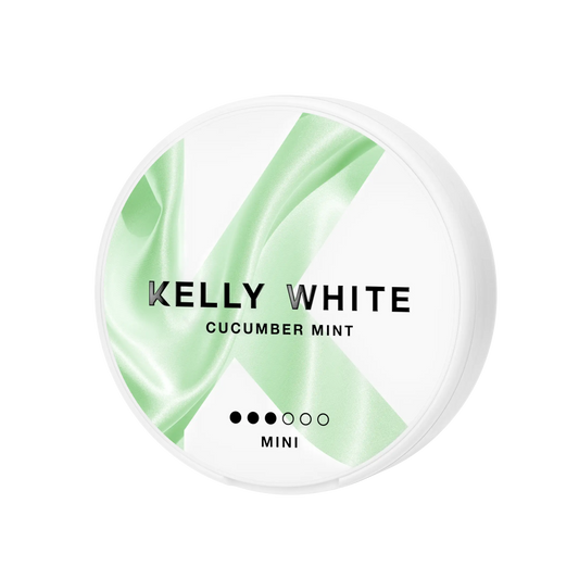 Mini soap bar with cucumber and mint scent from Kelly White, featuring a clean, minimalist design against a white background.