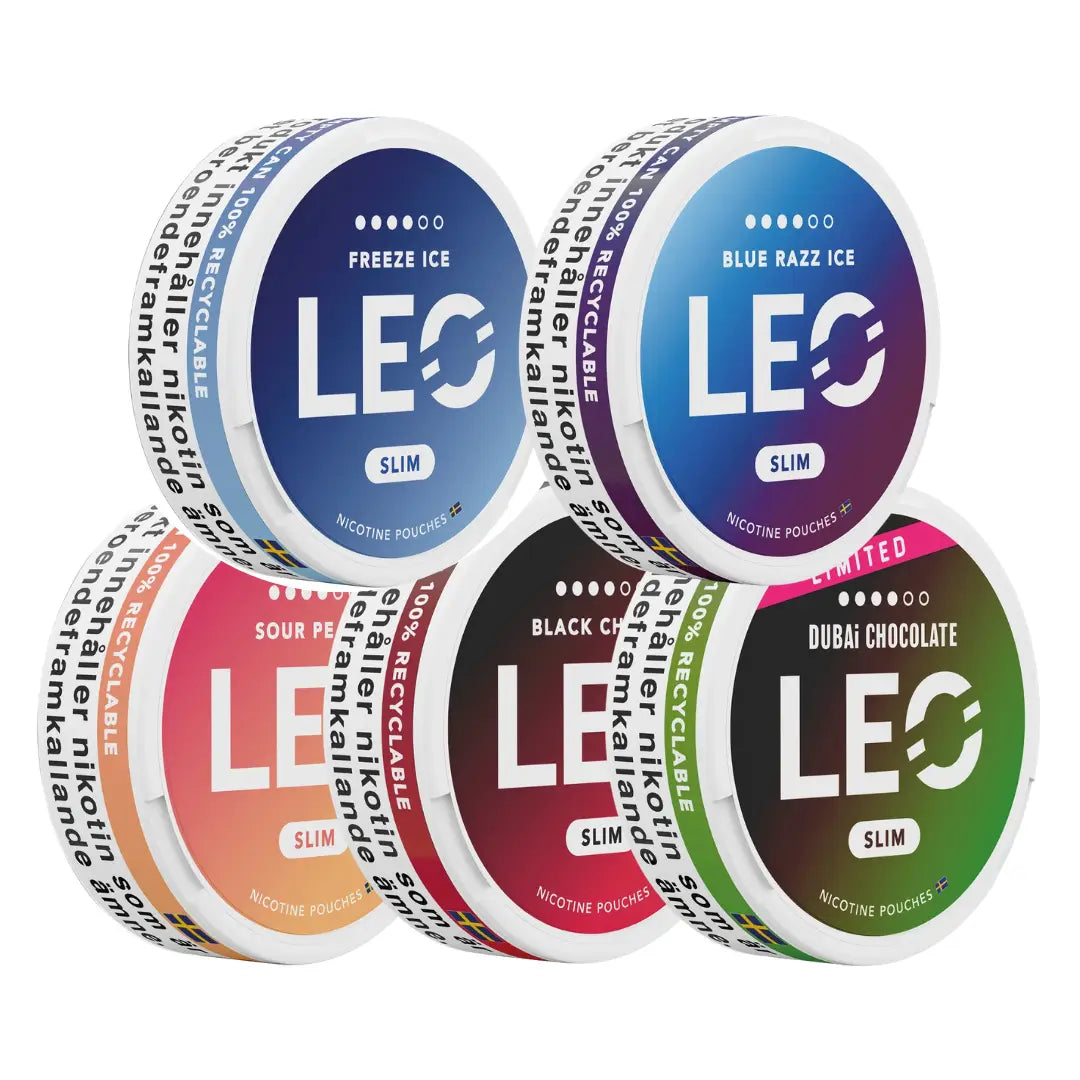 Colorful Leo Mixpack by Europesnus.com featuring a variety of mixed nuts and snacks in a resealable pack.